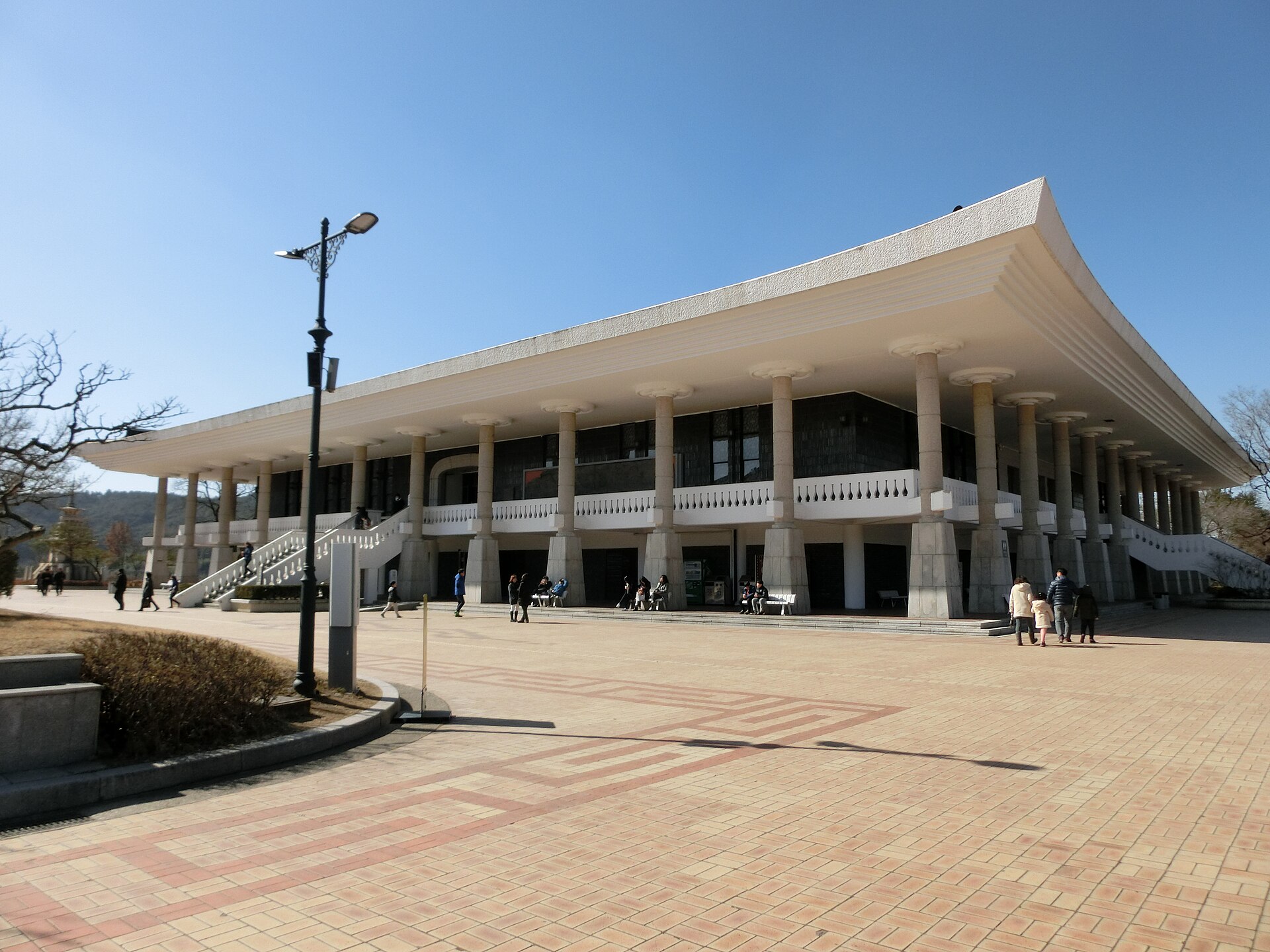 Exterior of the Silla History Hall at Gyeongju National Museum